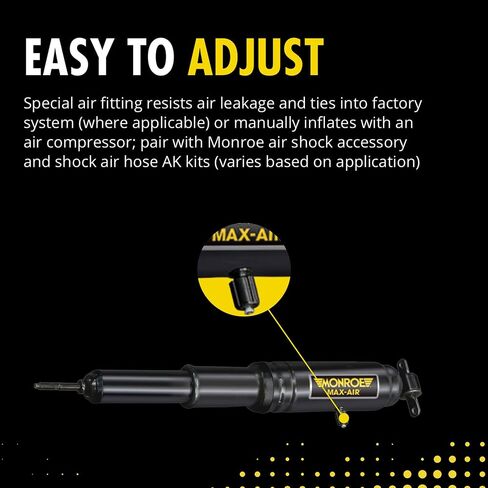 Monroe Max-Air MA835 Air Adjustable Air Shock Absorber Pack of 2 for Ford F-150 in Saudi Arabia