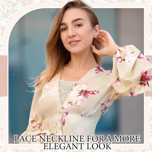 3 PCS LACE CLEAVAGE COST UP لخط الرقبة المنخفضة الياقات المزيفة للنساء إدراج تواضع للفساتين منخفضة طوق الطاقم in Kuwait