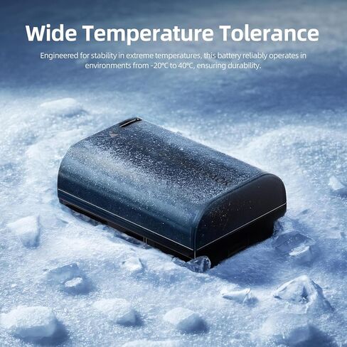 llano LP-E6NH Battery (USB-C Input) 2400mAh Replacement Battery Pack for Canon EOS R7 R5 R6 R6 II R, 5DIV, 6DII, 7DII, 80D, 90D Black in Kuwait