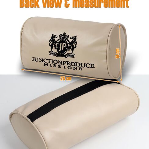 4PCS Junction Produce JDM Car Neck Pillow Headrest + JP VIP Embroidery Car Seat Belt Cover Set (Pink) in Saudi Arabia