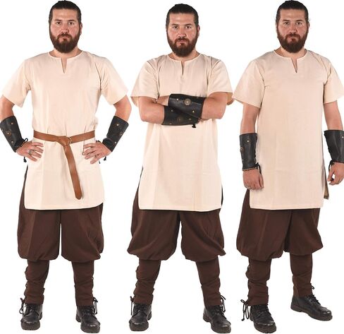أزياء Bycalvina Cora Viking Viking Tunic للرجال المصنوعين في تركيا in Kuwait
