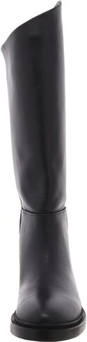 Steve Madden Women's Gaige Knee High Boot, Black Leather, 8 in Saudi Arabia