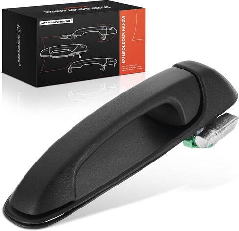 A-Premium Rear Right Passenger Side Exterior Door Handle Compatible with Jeep WJ Series Grand Cherokee 1999-2004, KJ Series Liberty 2002-2007, Textured Black, Replace# 55135838AC, 55135838AD in Saudi Arabia