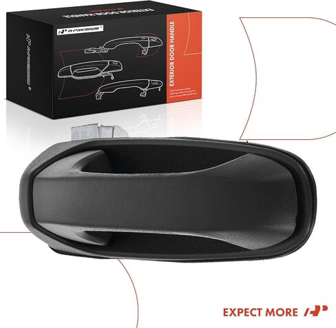 A-Premium Rear Right Passenger Side Exterior Door Handle Compatible with Jeep WJ Series Grand Cherokee 1999-2004, KJ Series Liberty 2002-2007, Textured Black, Replace# 55135838AC, 55135838AD in Saudi Arabia