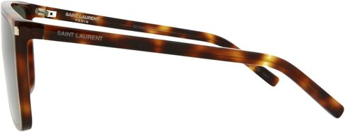Saint Laurent Shield/Wrap Sunglasses Havana Havana Green Luxury Eyewear مصنوعة في إيطاليا أسيتات مصمم إطار للأزياء للرفاهية اليومية in Saudi Arabia