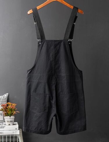 Men's Y2K Fancy Color Bib Overalls Shorts in Saudi Arabia
