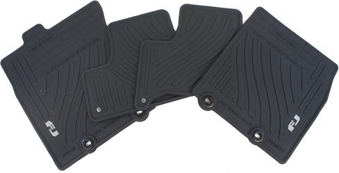 Genuine Toyota Accessories Front and Rear All-Weather Floor Mat (Black), Set of 4 in Saudi Arabia