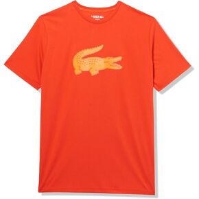 Lacoste Men's Big Crew Neck Sleve Short Fit Pitcy Thirt T-Shirt in Kuwait