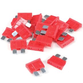 20pcs 15a صمامات السيارة القياسية ، 15 أمبير الصمامات السيارات مع السكن النايلون المقاوم للحرارة لشاحنة قارب العربة RV (15A) in Kuwait