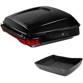 TCMT Chopped Tour Pack Trunk Two Up Mounting Rack Docking Kit Base Plate Fit For Harley Tour Pak Touring CVO Road King Road Glide Street Glide Electra Glide 2014-2025 in Saudi Arabia