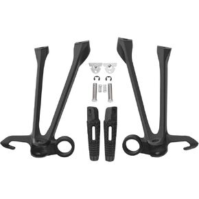 TCT-MOTORPARTS Rear Foot Pegs Footrest Bracket For Suzuki GSXR 1000 2009-2011 Black in Kuwait