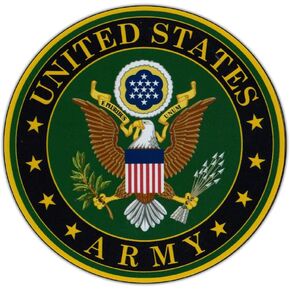 Magnetic Bumper Sticker - United States Army - Round Military Support, Pride Magnet - 5" Round in Saudi Arabia