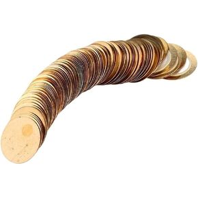 100 pcs 27mm Thickness 0.33mm Copper Piezo Disc for Buzzer Pressure Sensor Speaker DIY Electronic in Saudi Arabia