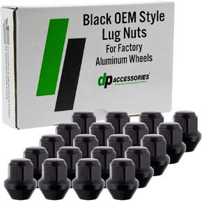 DPAccessories Lug Nuts Compatible with 2008-2020 Dodge Grand Caravan | Chrome Spline Style | Aftermarket Aluminum Wheels Only | Set of 20 Wheel Nuts & 1 Tool | DDOGRC05A-CH/1 in Saudi Arabia