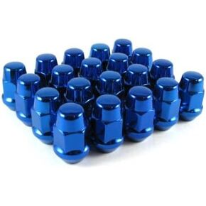 Ezaccessory Chrome Lug Nuts Bulge Acorn 7/16 "حجم الخيط (حزمة 20) in Kuwait
