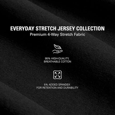 STRONGSIZE Men's Big and Tall Long Sleeve Shirts – Longer Length Long Sleeve Crewneck T-Shirt in Kuwait