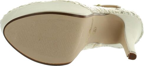 Anne Michelle Realove-07 Women's Crochet Mary Jane Platform Pumps in Saudi Arabia