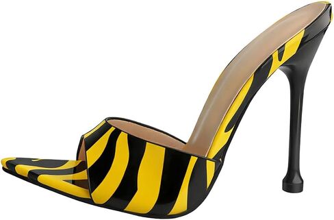 Women's Stiletto Heels Sandals - Summer Open Toe Slip-On Dress Shoes for Weddings/Parties/Daily Wear, Thin Sole Comfortable High Heels in Saudi Arabia