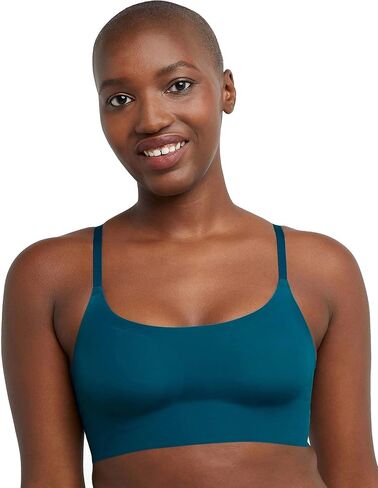 Hanes Womens Ultimate Ultra Light Smooth Tec Wirefree Bra, L, Green Marble in Saudi Arabia
