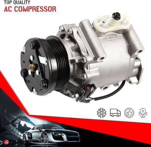 Cciyu AC ضاغط مع القابض من أجل Ford Freestyle خمسمائة لـ M-Ercury Montego 3.0L 2005 2006-2007 يحل محل مكيف الهواء A/C يستبدل 6 أخاديد in Saudi Arabia