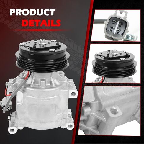 ضاغط التيار المتردد مع قابض من أجل Toyota Echo 1.5L L4 2000 2001 2002 2003 2004 2005 ، استبدال ضاغط تكييف الهواء لـ C1879R ، TEM254520 ، 140709C ، 1011063 ، 78370 ، 7512121 in Saudi Arabia