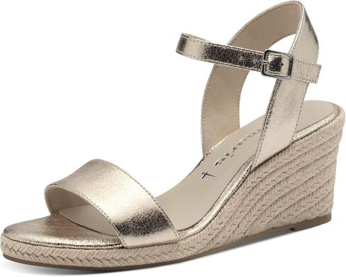 Tamaris Women's Ankle-Strap Wedge Sandal, 9 US in Kuwait