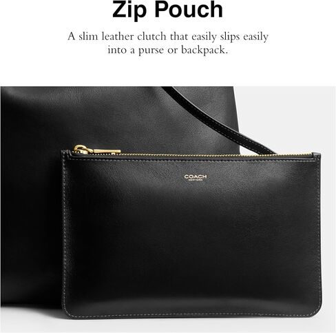 Coach Zip Bagous ، B4/Black in Saudi Arabia