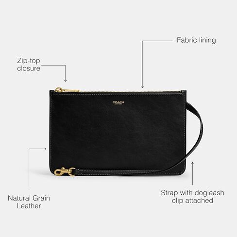 Coach Zip Bagous ، B4/Black in Saudi Arabia