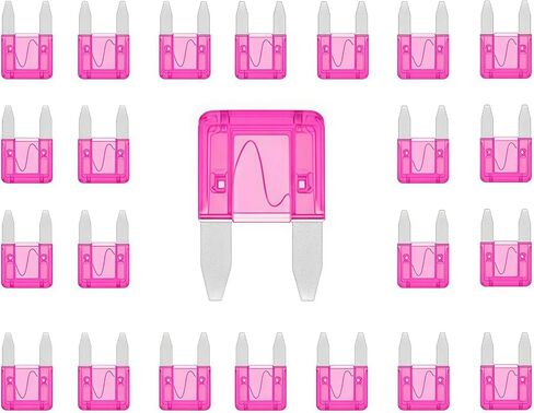 Kodobo 100 Pack Auto Fuses 3 AMP APM/ATM 32V Mini Blade Style Fuses 35A Short Circuit Protection Car Fuse - 100Pack (Mini 3A) in Saudi Arabia