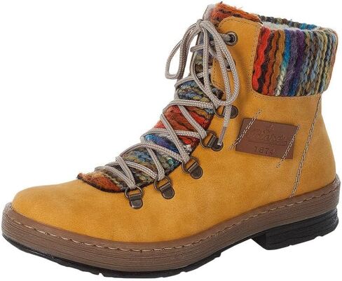 Rieker Women's Z6743 Felicitas Boot Yellow in Saudi Arabia