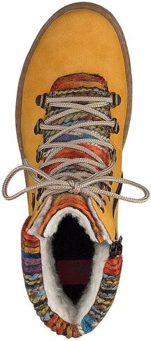 Rieker Women's Z6743 Felicitas Boot Yellow in Saudi Arabia