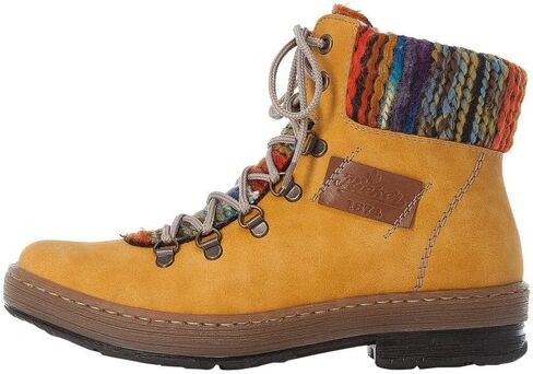 Rieker Women's Z6743 Felicitas Boot Yellow in Saudi Arabia