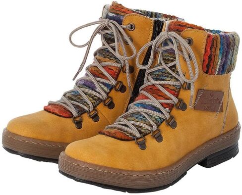 Rieker Women's Z6743 Felicitas Boot Yellow in Saudi Arabia