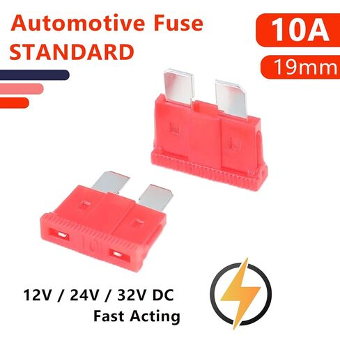 20pcs 15a صمامات السيارة القياسية ، 15 أمبير الصمامات السيارات مع السكن النايلون المقاوم للحرارة لشاحنة قارب العربة RV (15A) in Kuwait