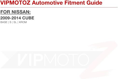 VIPMOTOZ Front Full LED Rear Side Marker Lights Compatible With 2009-2014 Nissan Cube Chrome Housing Red Lens Direct Replacement Left Driver & Right Passenger Side Pair Set in Saudi Arabia