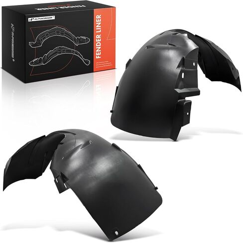 A-Premium Pair Front Inner Fenders Slash Slash-Shield-متوافق مع دودج جراند كارافان 2008-2020 وكرايسلر تاون آند كونتري 2008-2016 و RAM C/V 2012-2015 ، فان-مصنع فريش (PP) in Saudi Arabia