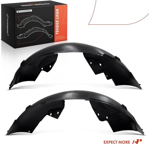 A-Premium Pair Front Inner Fenders Slash Slash-Shield-متوافق مع دودج جراند كارافان 2008-2020 وكرايسلر تاون آند كونتري 2008-2016 و RAM C/V 2012-2015 ، فان-مصنع فريش (PP) in Saudi Arabia