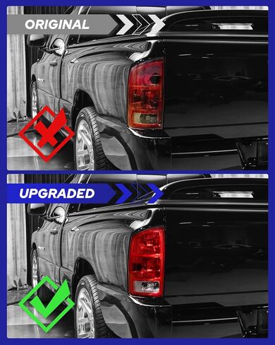AUTOONE Upgraded For Dodge RAM Tail Lights Assembly, Tail Lamp Assembly Fit for 2002-2006 Dodge RAM Pickup Rear Factory OEM Driver & Passenger Side, Without Bulbs in Kuwait