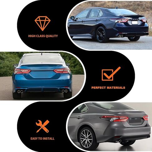 Outer Tail Light Halogen Driver Side Compatible with 2021 2022 Camry LE SE Left Rear Brake Lamp Taillight 8156006A20 TO2804159 (Left) in Kuwait