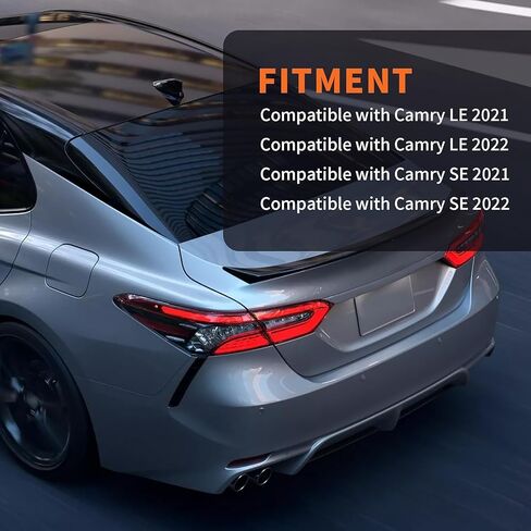 Outer Tail Light Halogen Driver Side Compatible with 2021 2022 Camry LE SE Left Rear Brake Lamp Taillight 8156006A20 TO2804159 (Left) in Kuwait