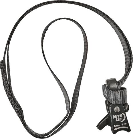 Nite Ize CamJam Ring Ring Tightener & 18" Webbing Sling - Features Pull-to-Tighten Lock & Quick-Release Lever - 400 lb Working Load Limit & 1200 lb Break Strength - Fits Ropes 3–9mm - Large in Saudi Arabia