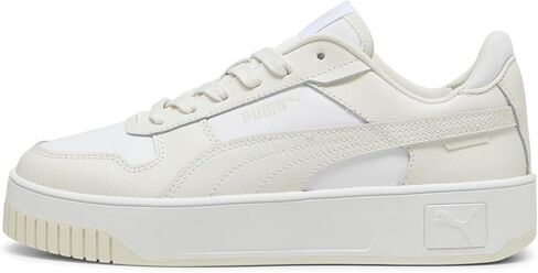حذاء رياضي نسائي من PUMA Carina Street، رمادي فابور أسود ذهبي، 10 in Saudi Arabia