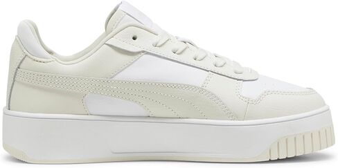 حذاء رياضي نسائي من PUMA Carina Street، رمادي فابور أسود ذهبي، 10 in Saudi Arabia