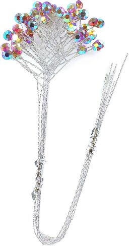 Reliant Ribbon 67142-000-Q Rhinestone Spray 2 Crystal RD Floral Assories ، 12 قطعة ، واضحة in Kuwait
