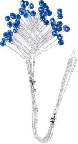 Reliant Ribbon 67142-000-Q Rhinestone Spray 2 Crystal RD Floral Assories ، 12 قطعة ، واضحة in Kuwait