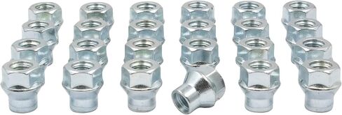 إكسسوارات العجلات أجزاء 24 PCS M14x1.5 14x1.5 Thread ET OEM مصنع المصنع المكسرات Lug 1.77 "Long Chrome 7/8" in Saudi Arabia