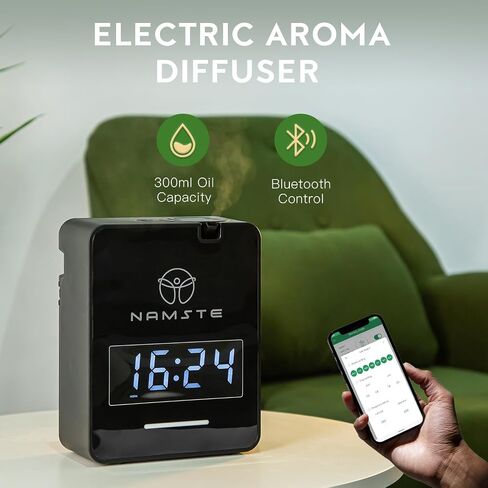 الناشر بدون ماء - نظام HVAC ، ناشر الزيت الأساسي غرفة كبيرة ، تغطية 3000 قدم مربع ، مراقبة مستوى الزيت الذكي ، التحكم في بلوتوث ، ناشر جمع الفنادق ، تقنية الهواء البارد للمنزل ، المكتب in Saudi Arabia