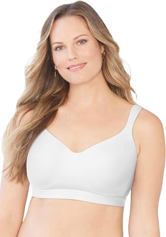 Women's Plus Size Full-Coverage Smooth No-Wire Bra in Saudi Arabia