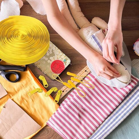 Juexica 10 Yards #5 White Nylon Coil Zippers with 30 Pieces Sliders 30 Zipper Pulls for Replacement Sewing DIY Sewing Tailor Craft Bag Garment Home Textile in Kuwait