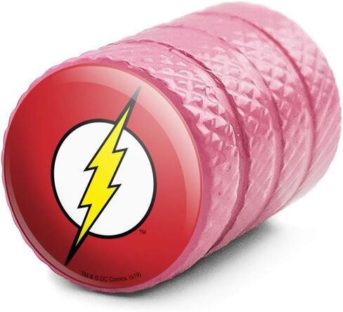 GRAPHICS & MORE The Flash Lightning Bolt Logo Tire Rim Wheel Aluminum Valve Stem Caps in Saudi Arabia